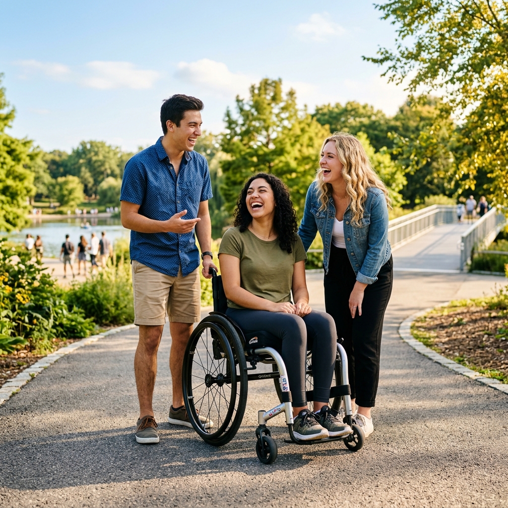 Sourire et plein air